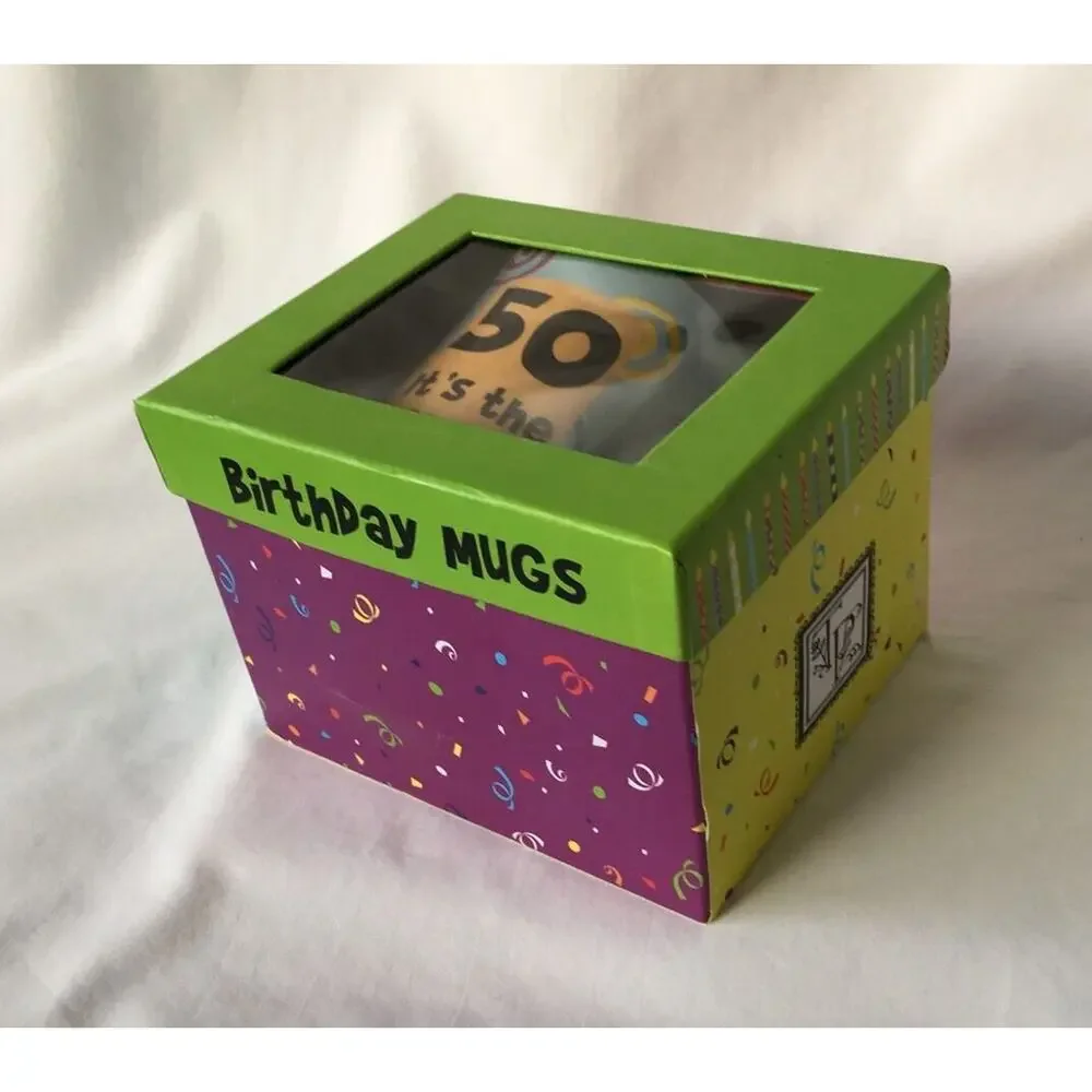 Tumbleweed‎ Pottery Cup 50th Birthday Mug